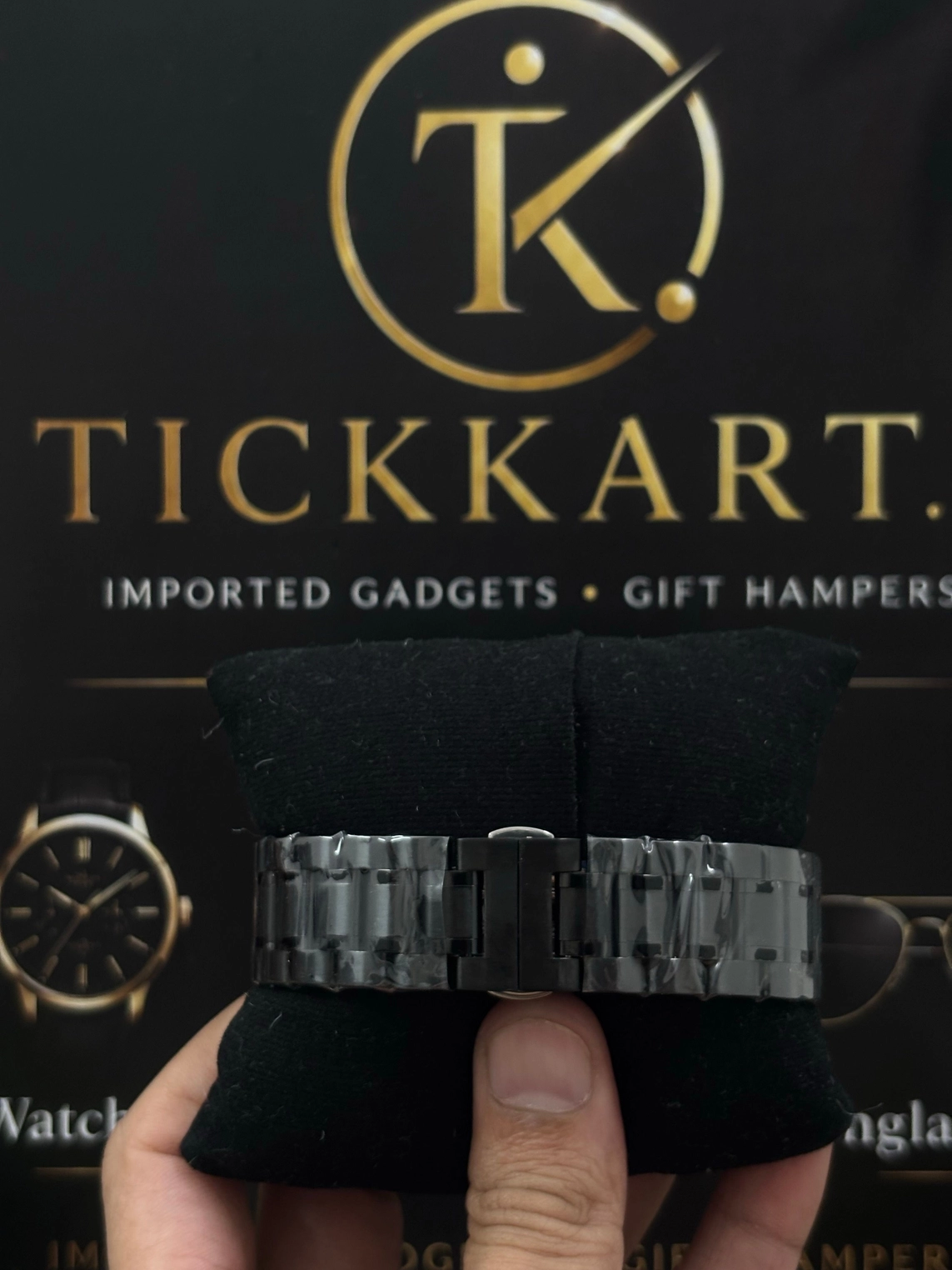 Tickkart SEIK 0 Panda Full Black Non Automatic 3