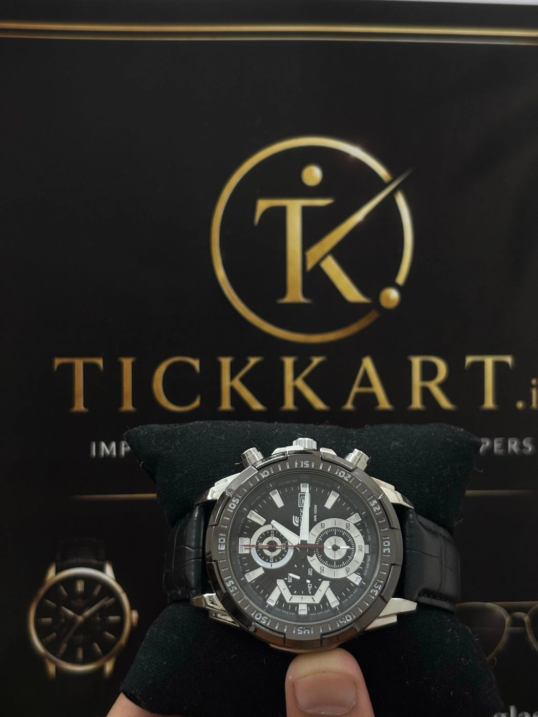 Tickkart Edif Black Leather 1