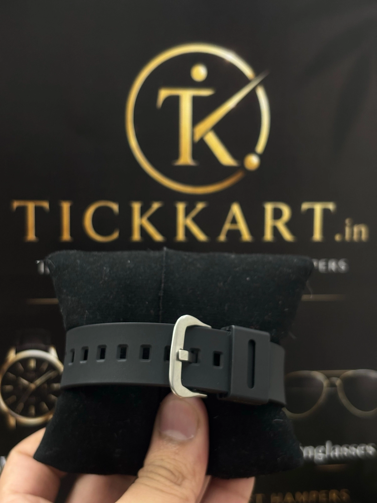 Tickkart Vintage Bold Silicone Silver Black 3