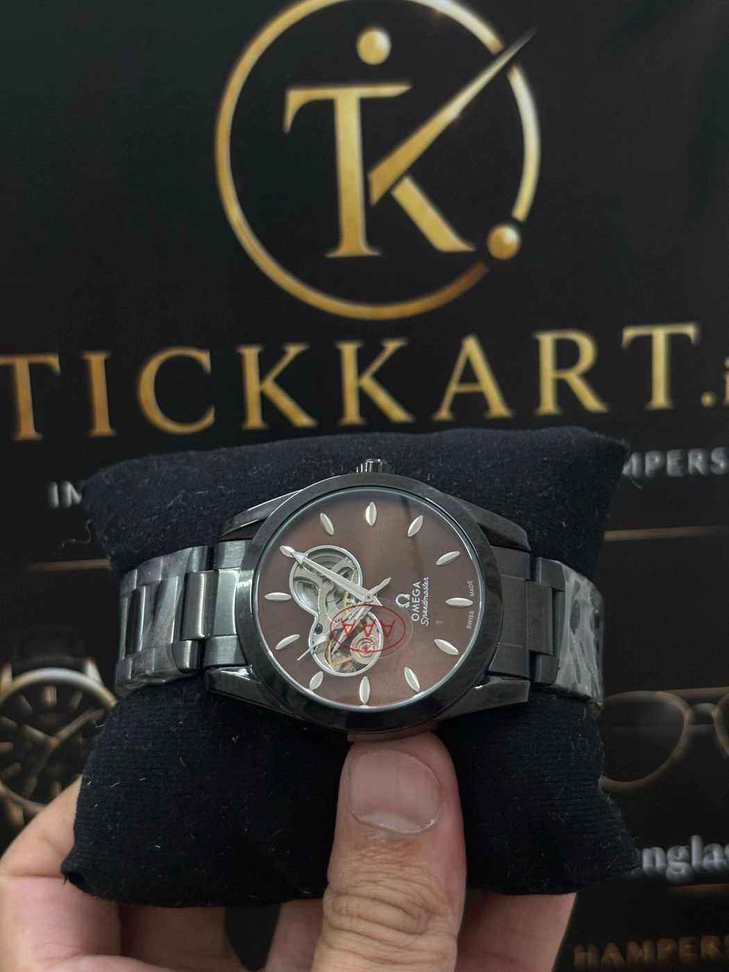 Tickkart OM€Ga Auto Black Brown 1