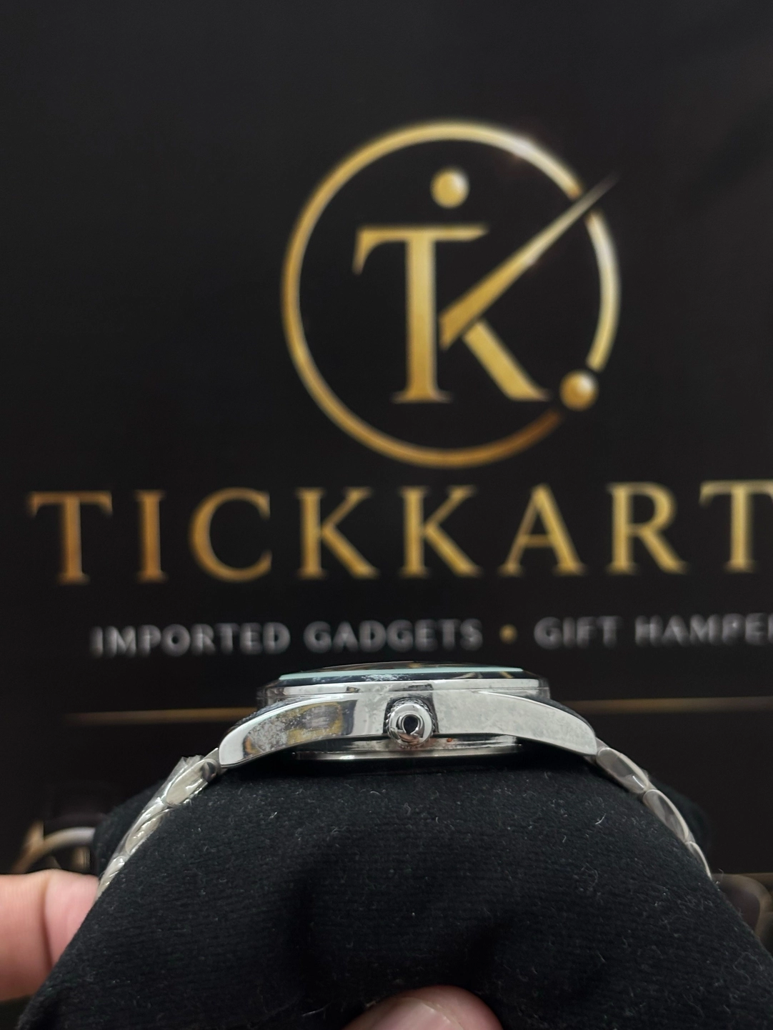 Tickkart Om€Ga Auto Silver Green 2