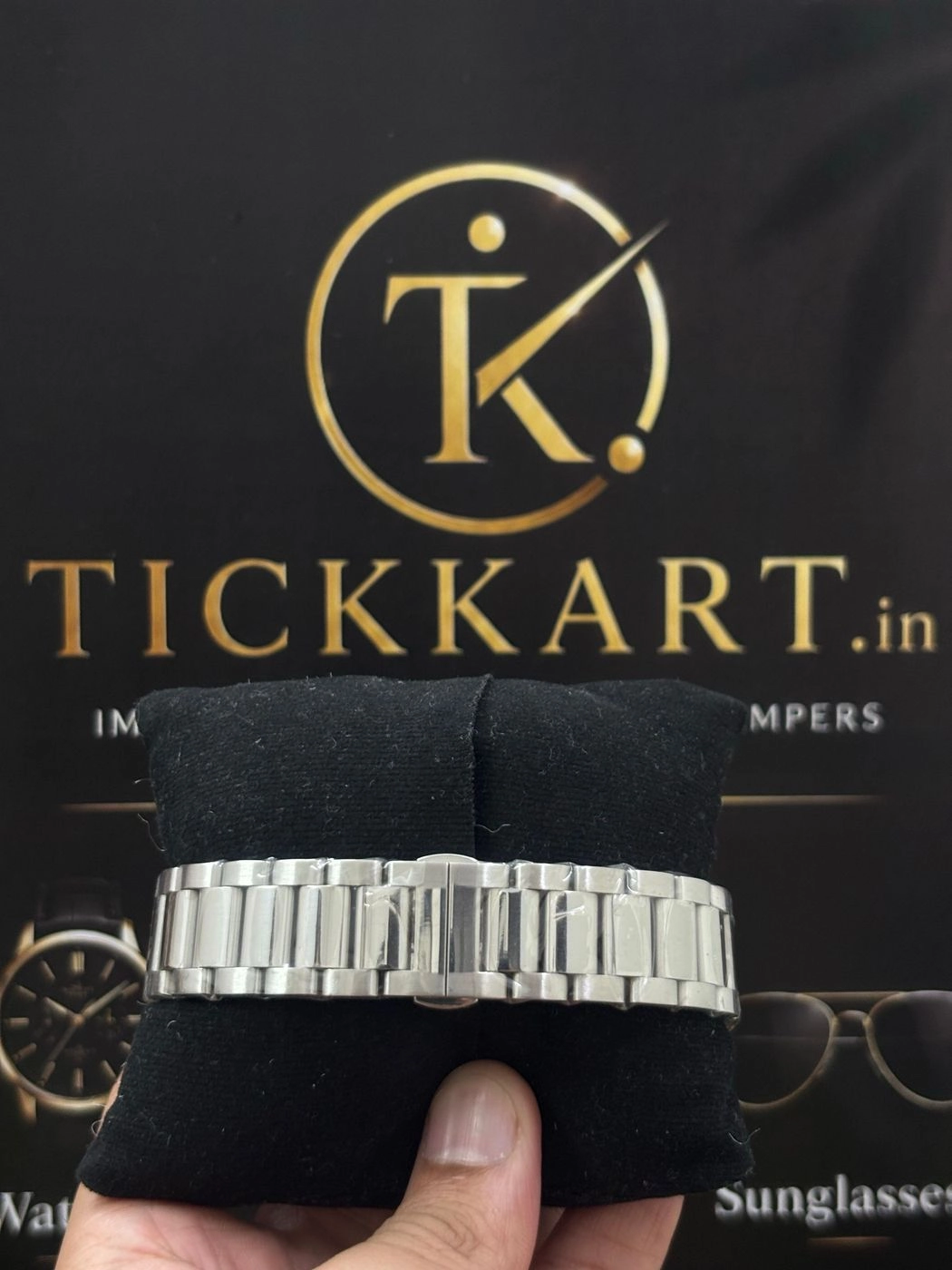 Tickkart Om€Ga Auto Silver Green 3