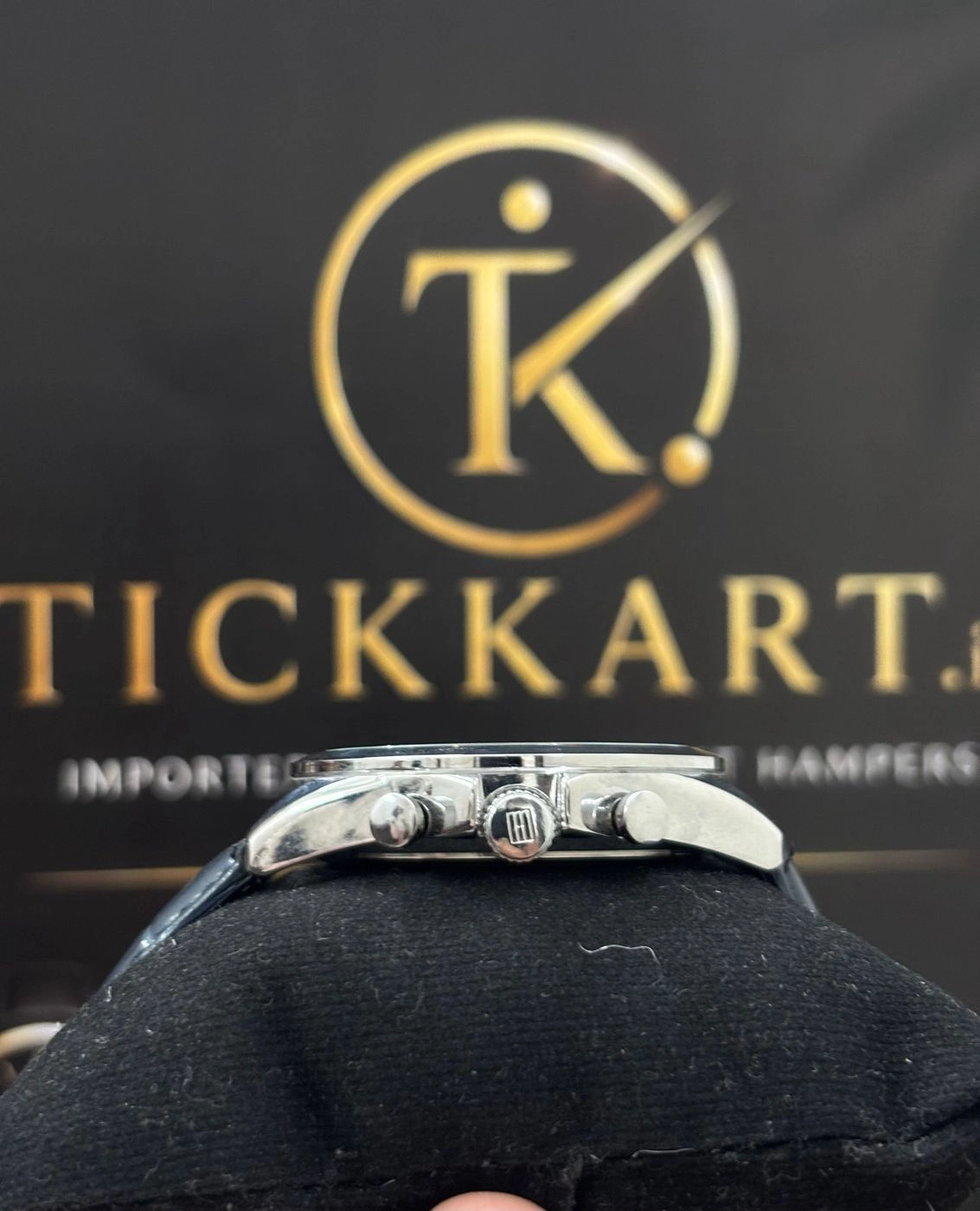 Tickkart TOM Baker leather Silver Blue 2