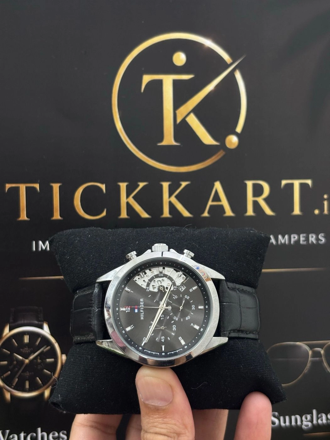 Tickkart TOM baker Leather Silver Grey 1