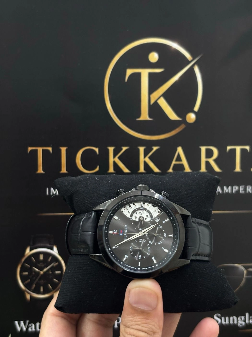 Tickkart TOM Baker Leather Full Black 1