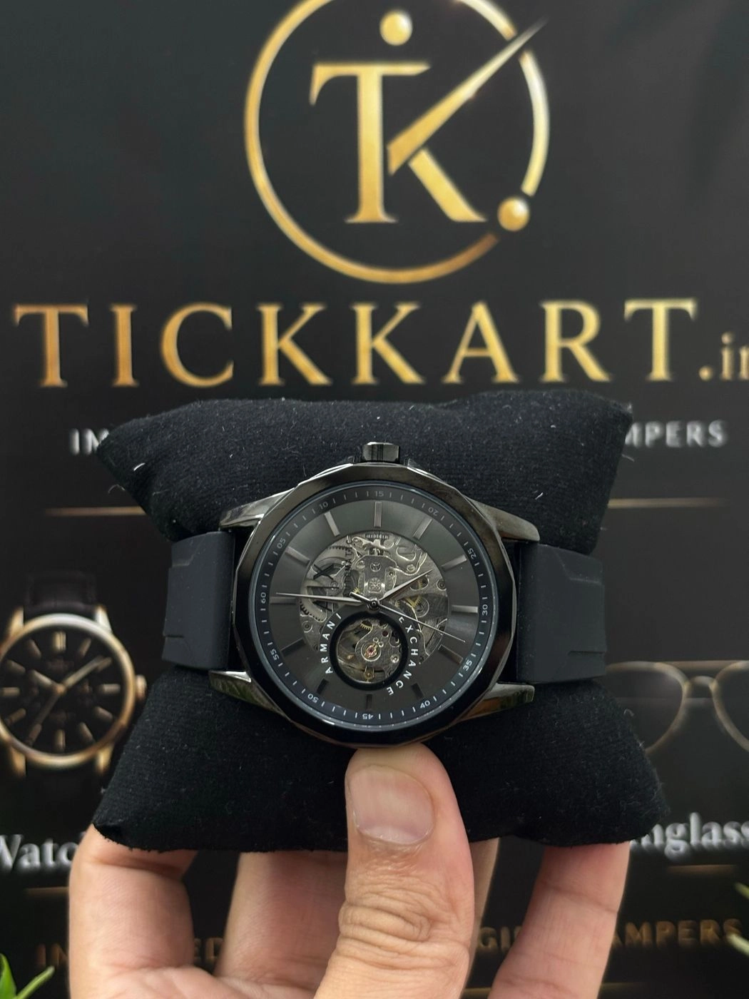 Tickkart ARM X Automatic Full Black Silicone 1