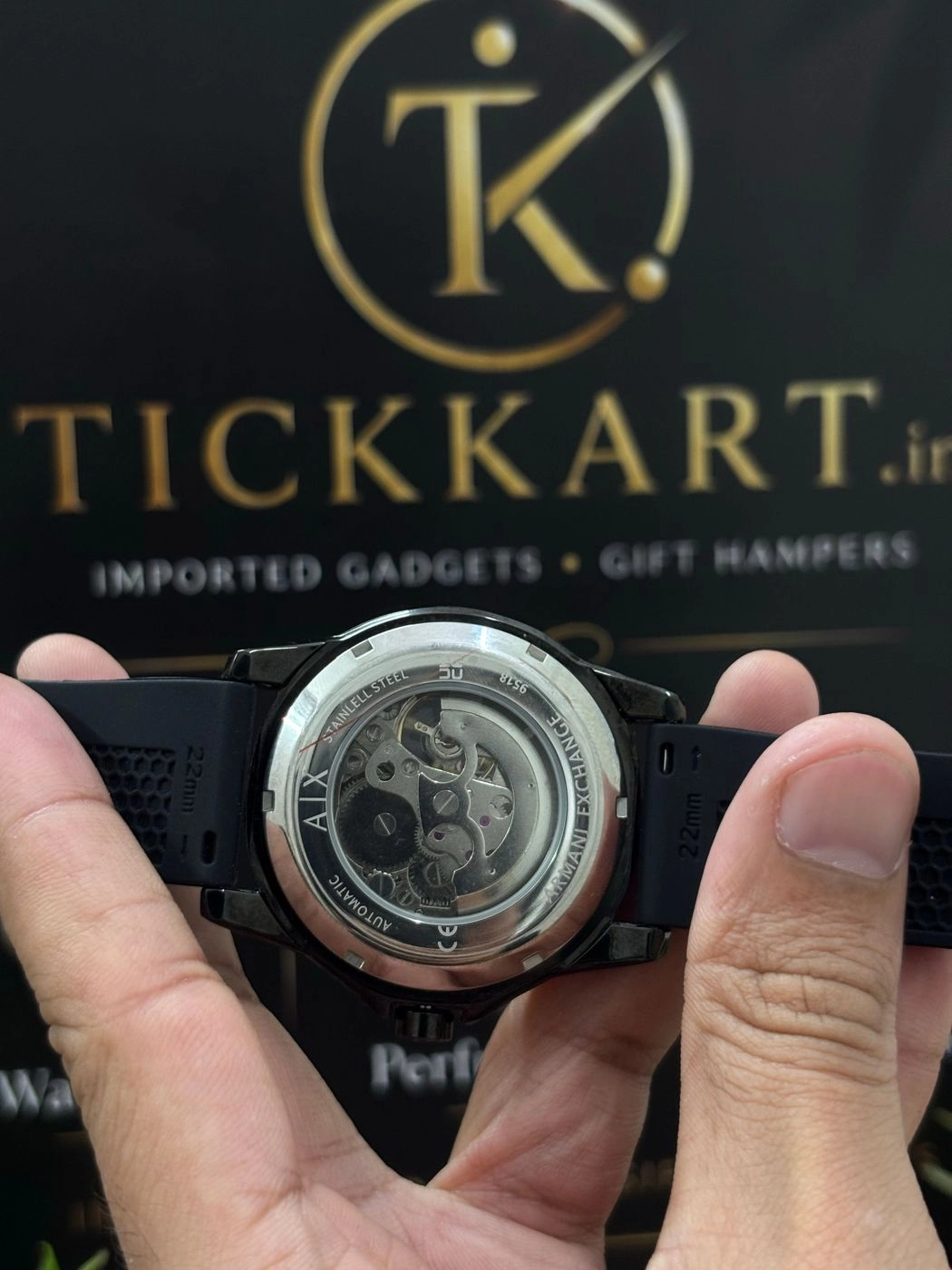 Tickkart ARM X Automatic Full Black Silicone 4
