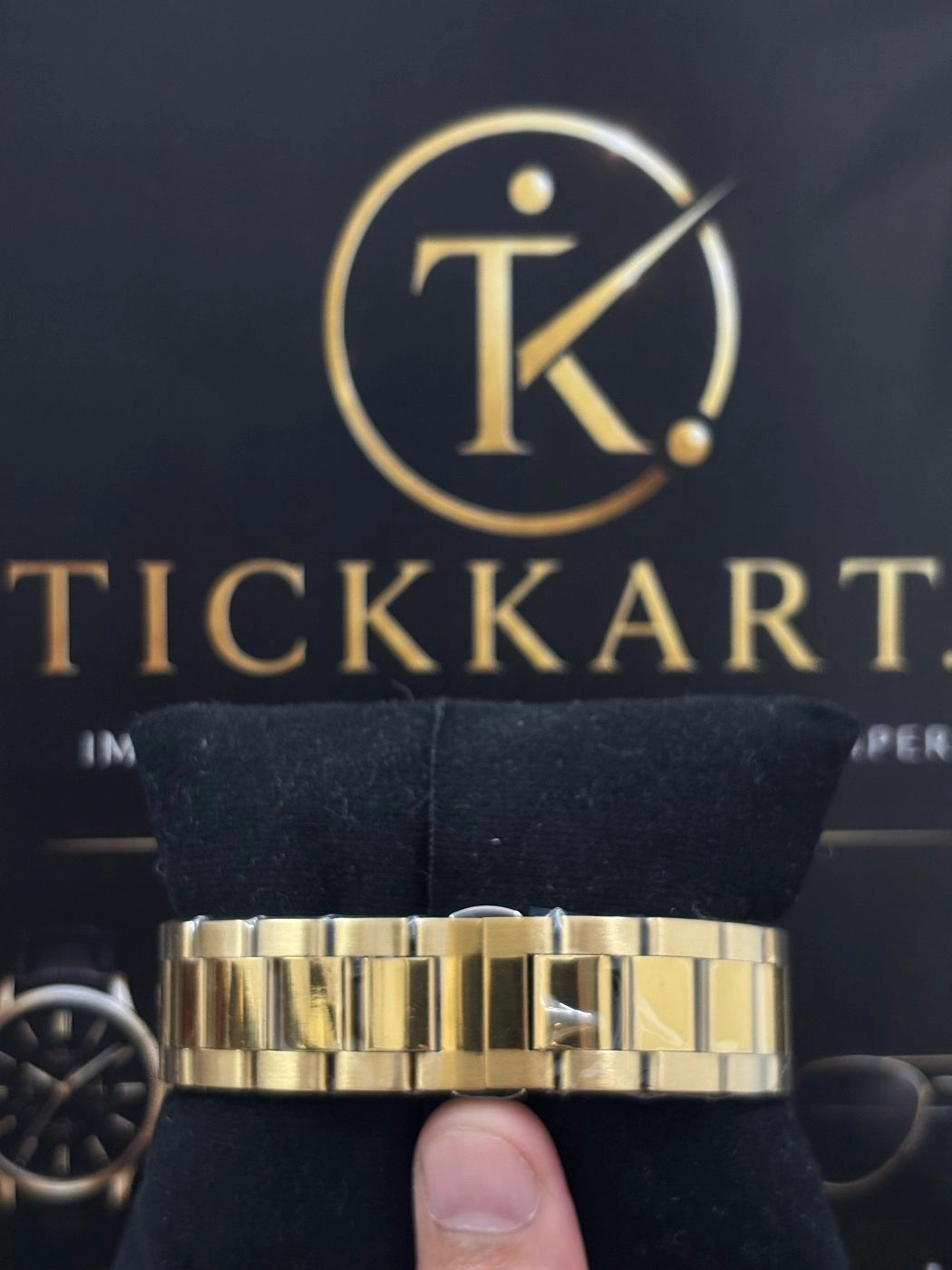 Tickkart FOS Roman Metal Gold White 3