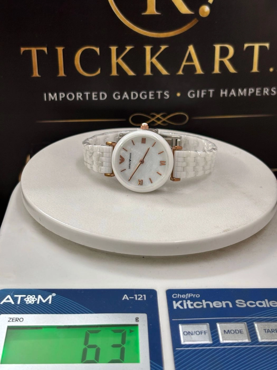 Tickkart ARM Ceramic White Women 4