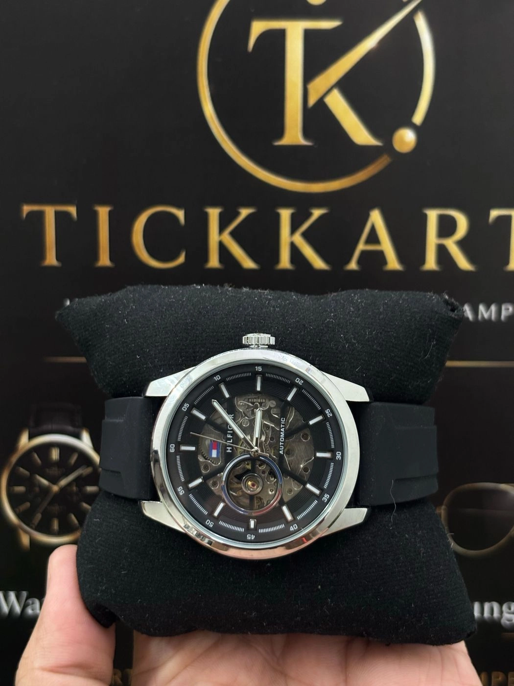 Tickkart Tommy auto Black Silver Black Silicon 1