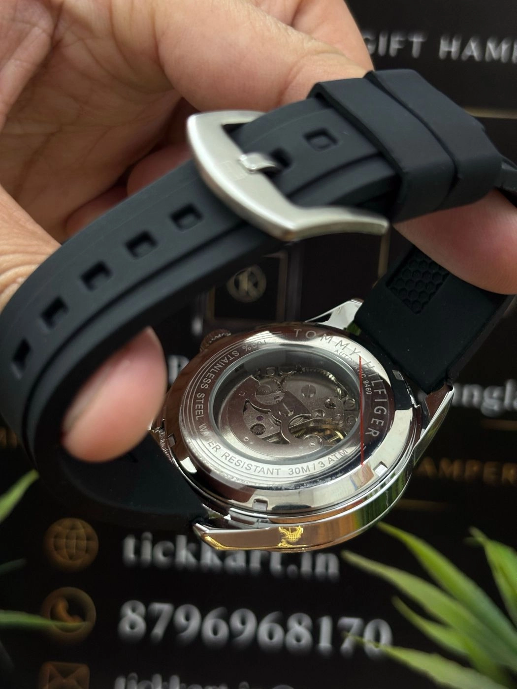 Tickkart Tommy auto Black Silver Black Silicon 4