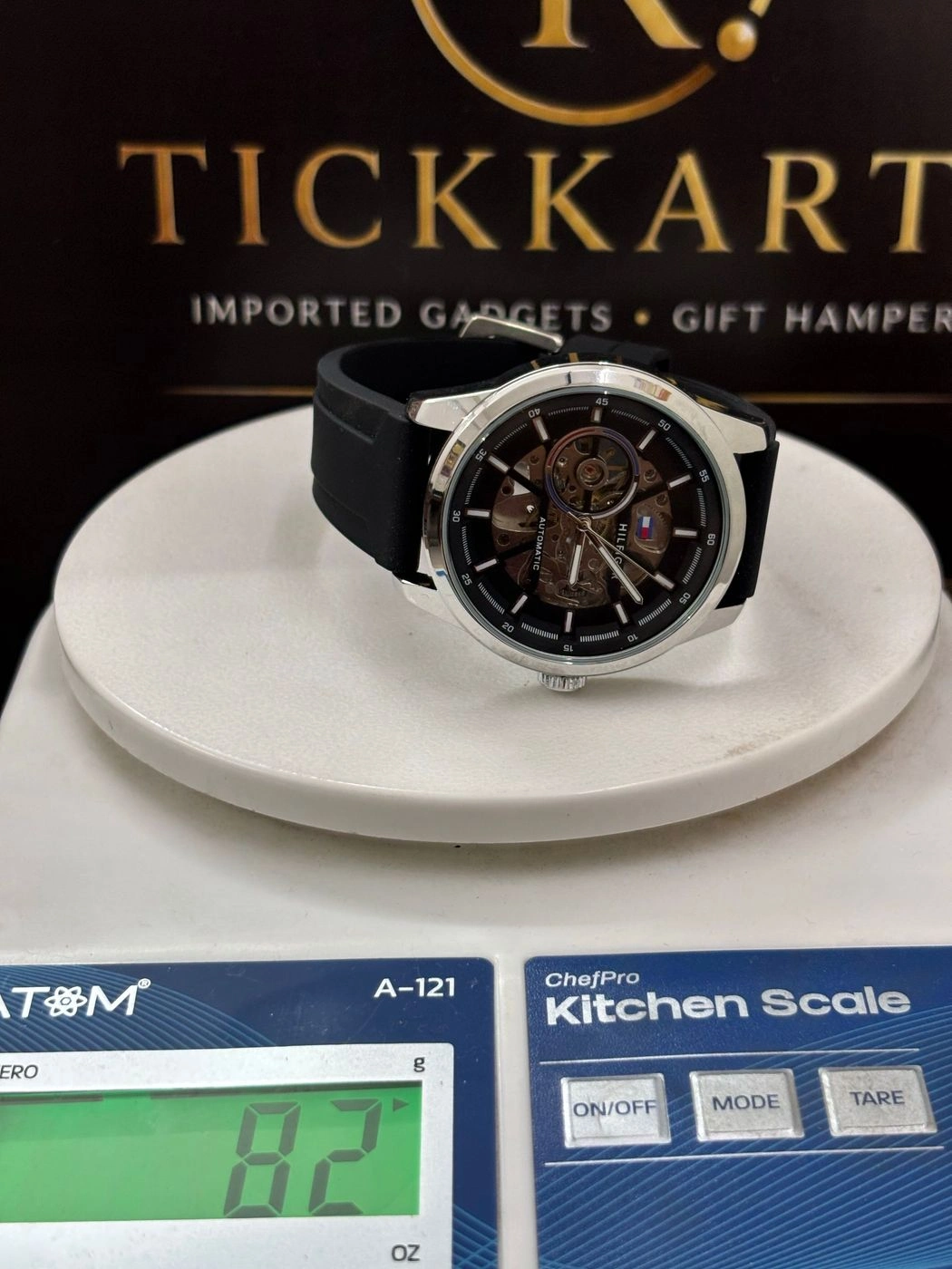 Tickkart Tommy auto Black Silver Black Silicon 5