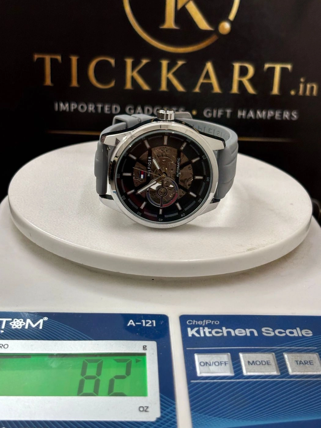 Tickkart Tommy auto Grey Silver Black Silicon 5