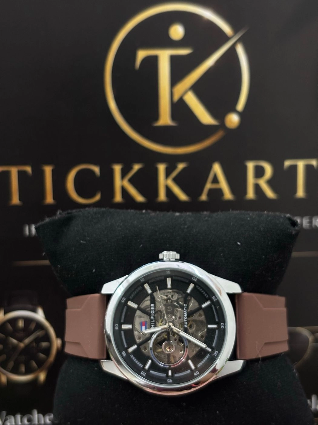 Brown Silver Black