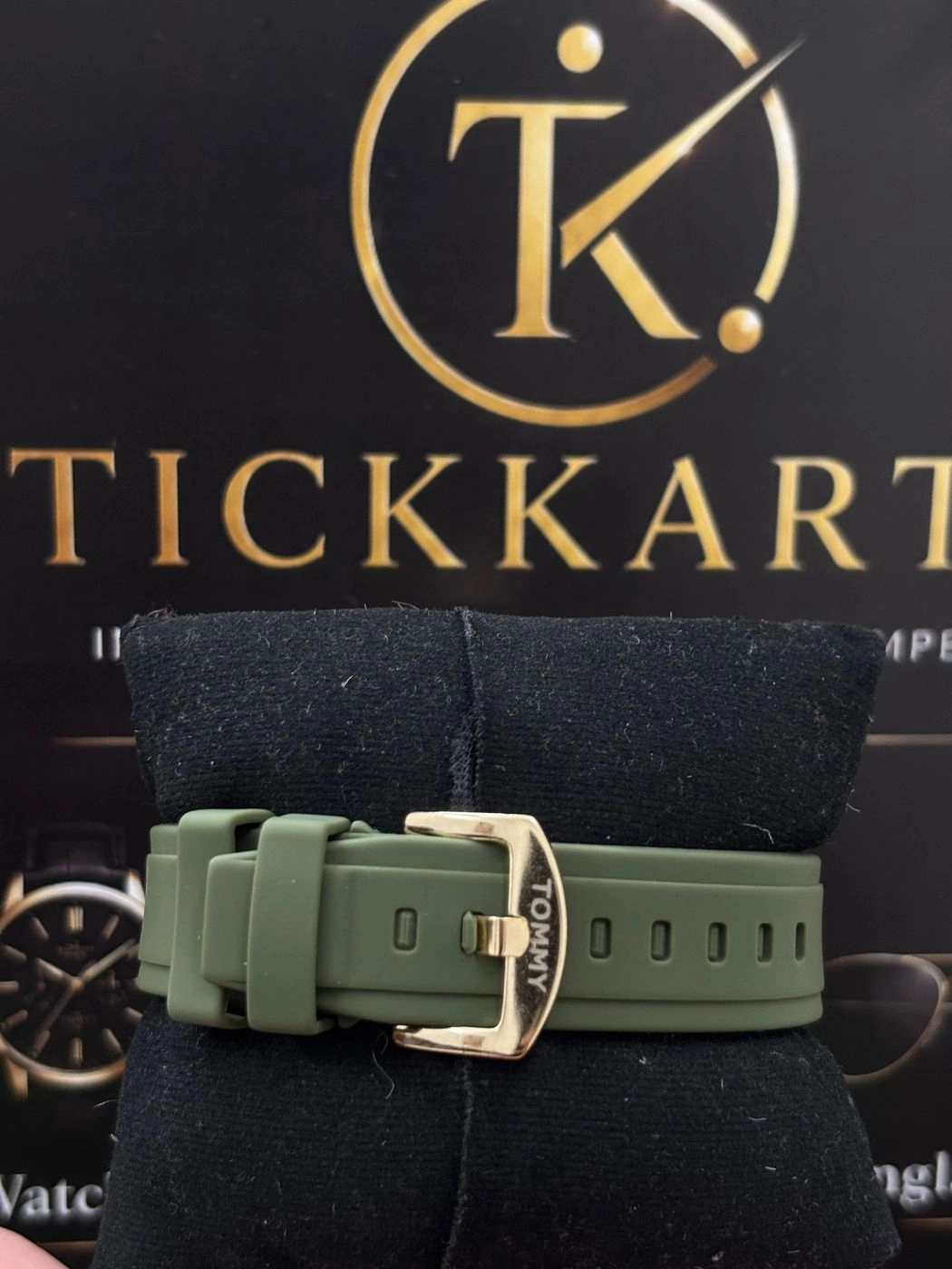 Tickkart Tommy auto Green Gold White Silicon 3