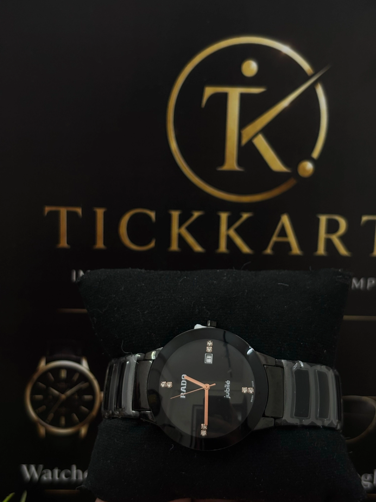 Tickkart Jublee Ceramic Rad0 Unisex Full Black 1