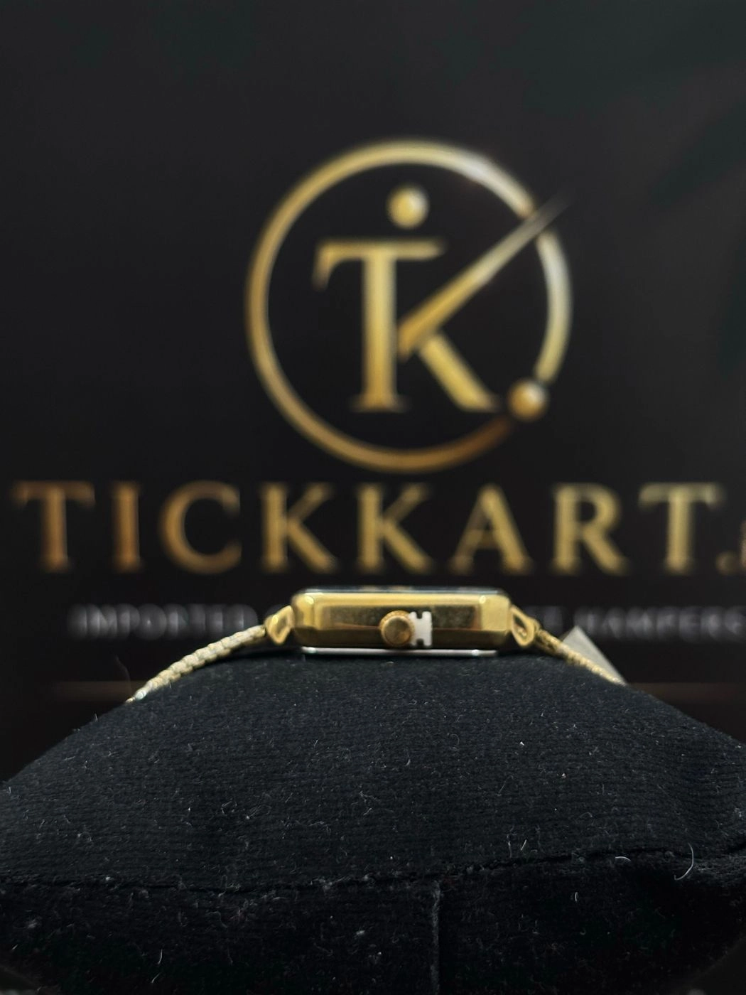 Tickkart Rectangle DW Gold White Women 2