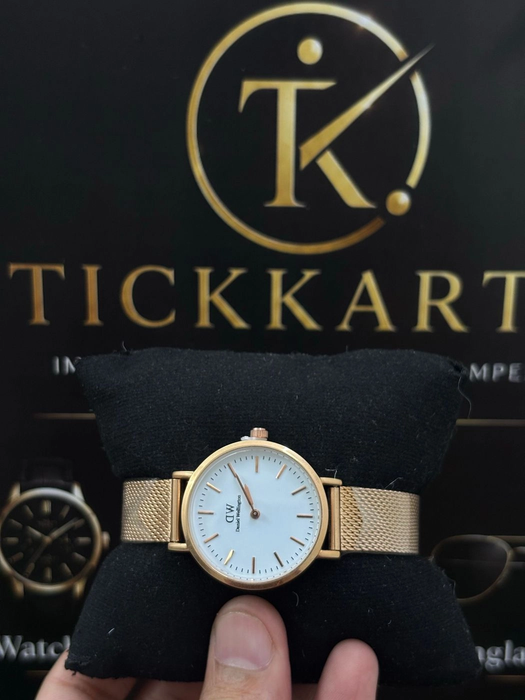 Tickkart Round Rosegold White Women 1