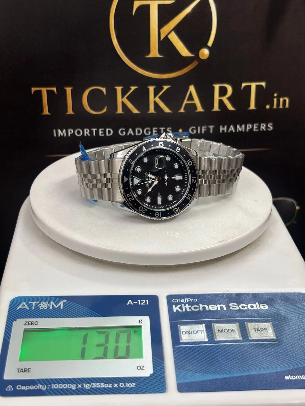 Tickkart SEIK0 Non Automatic Silver black 4