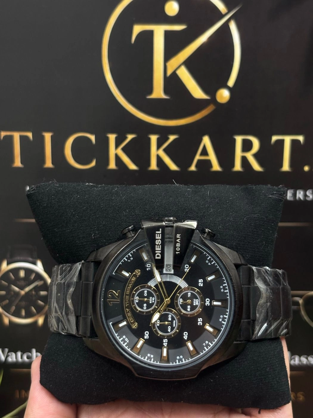 Tickkart DIES_EL 10 Bar Black gold 1