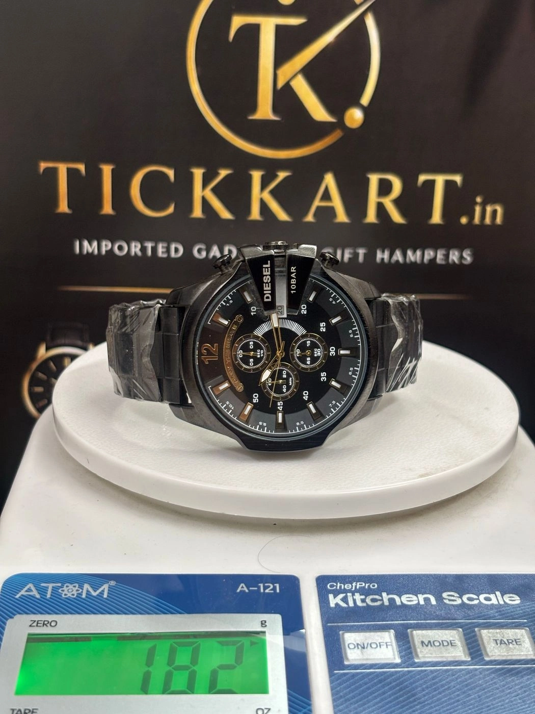 Tickkart DIES_EL 10 Bar Black gold 4