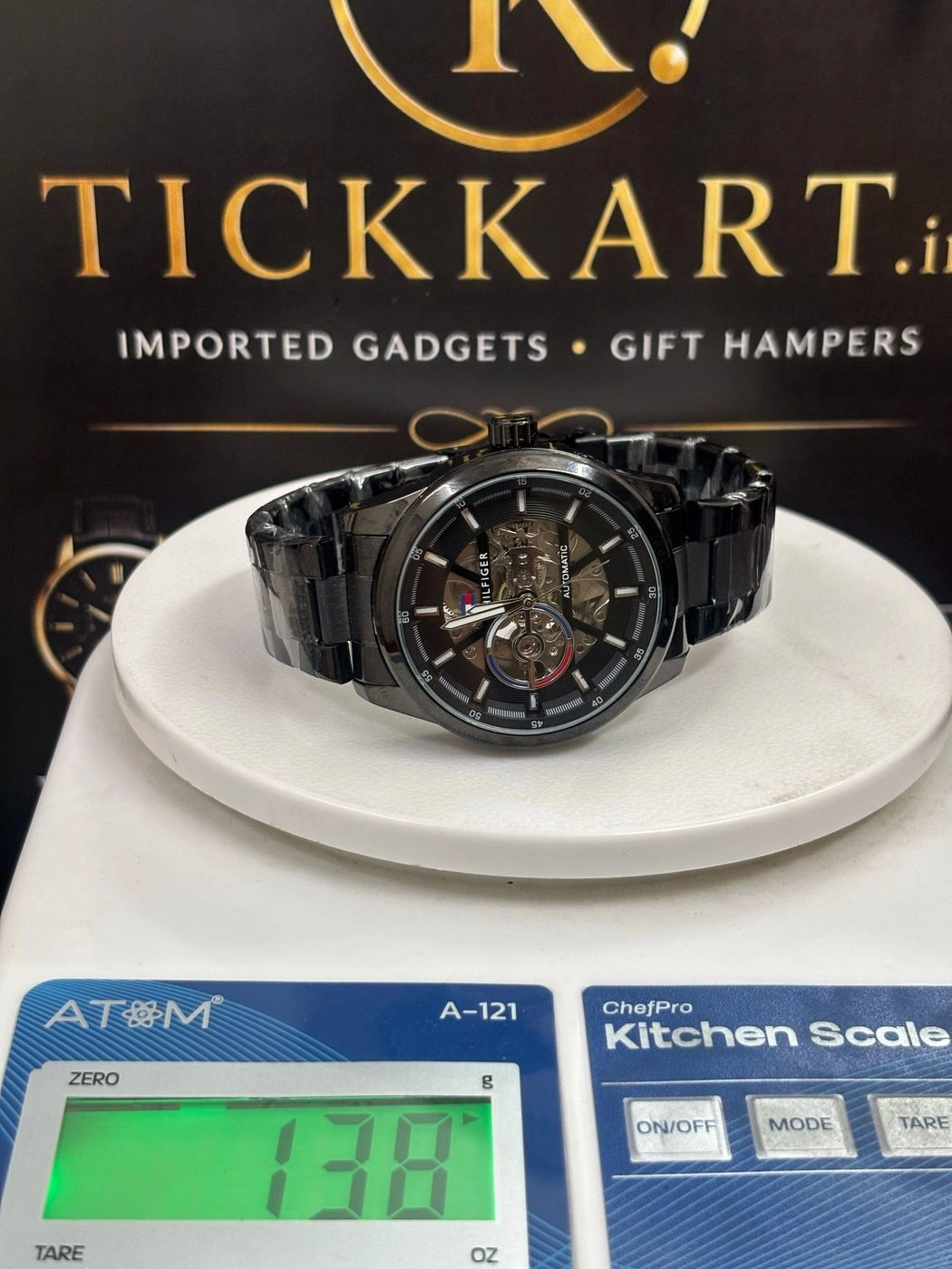 Tickkart Tommy Automatic Full Black Metal 4