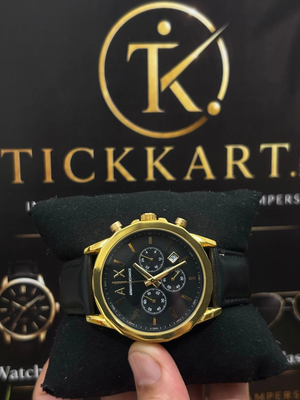 Tickkart ARM X Leather Gold Black 1