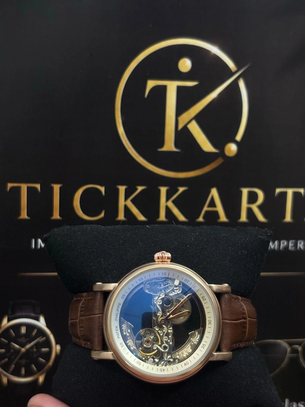 Tickkart Automatic PP Transparent Bridge leather 1