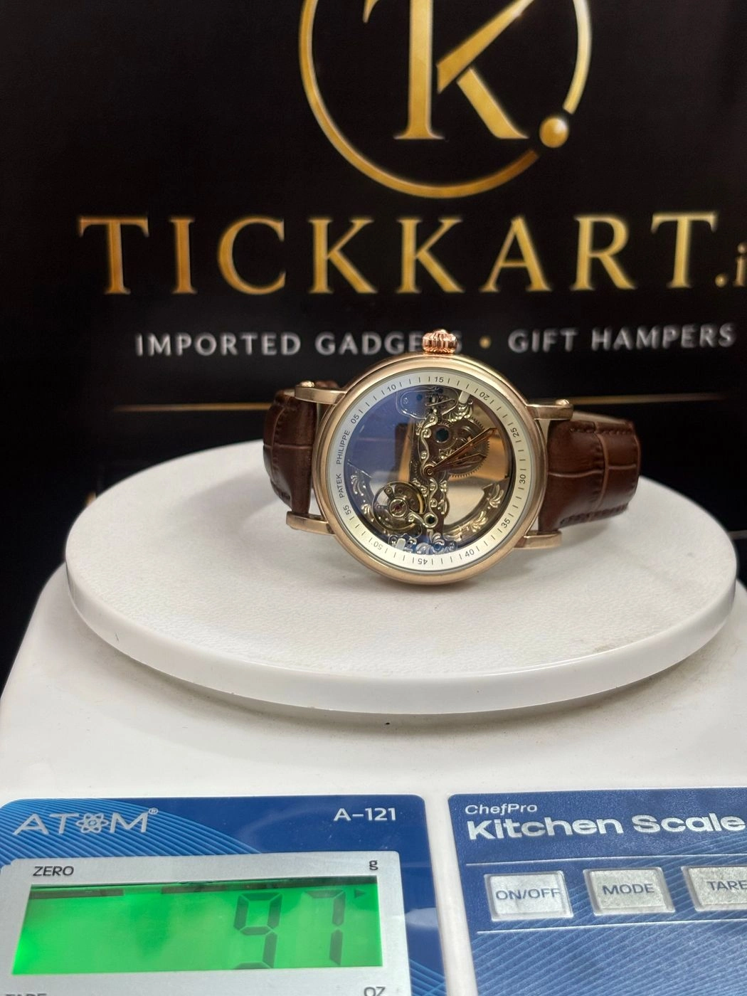 Tickkart Automatic PP Transparent Bridge leather 4