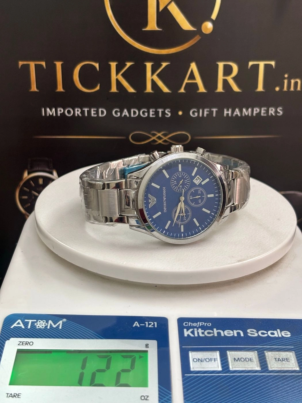 Tickkart ARM Regular Metal Silver Blue 5