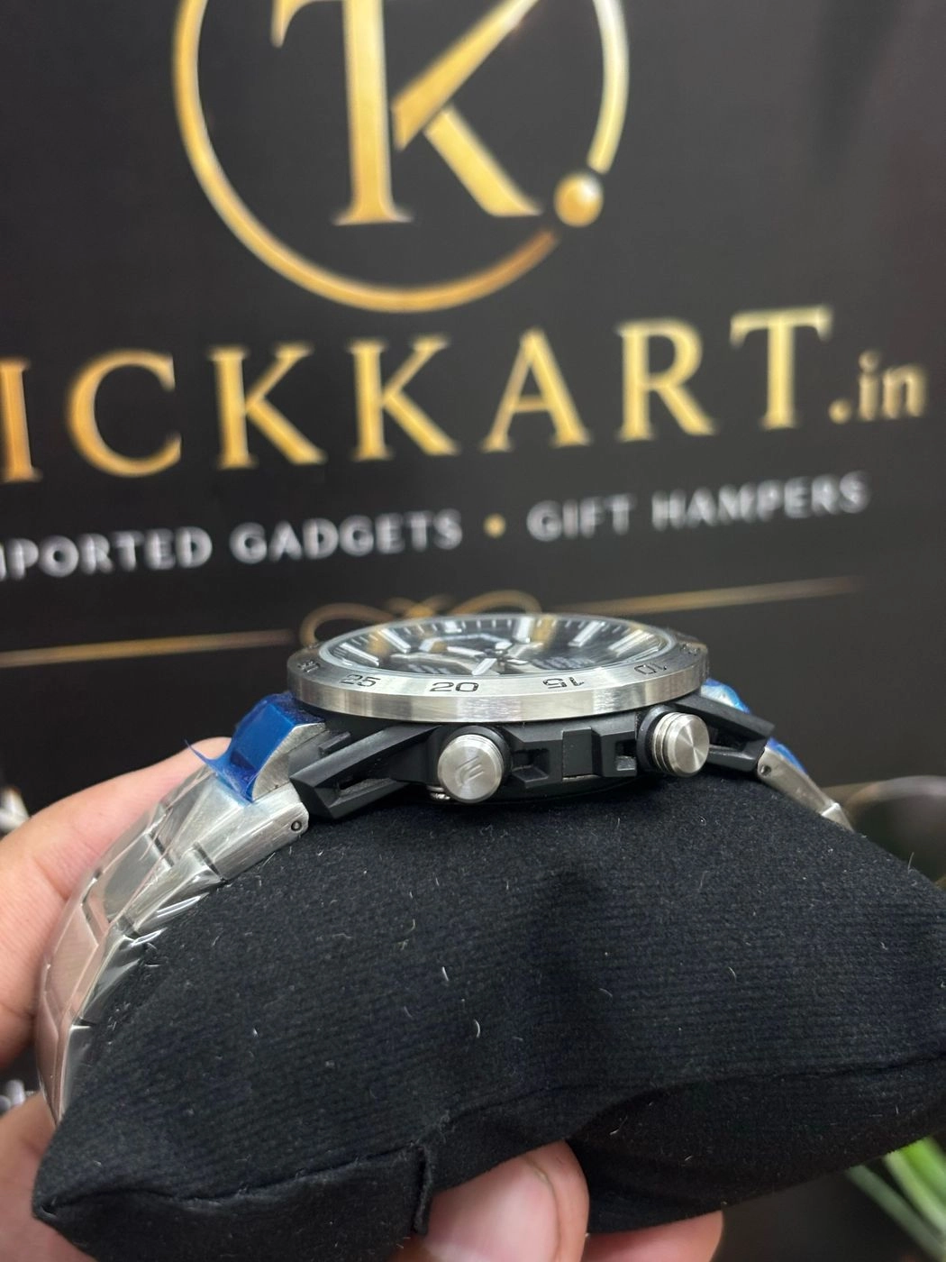 Tickkart Edif Toughsolar Silver Black Metal 2