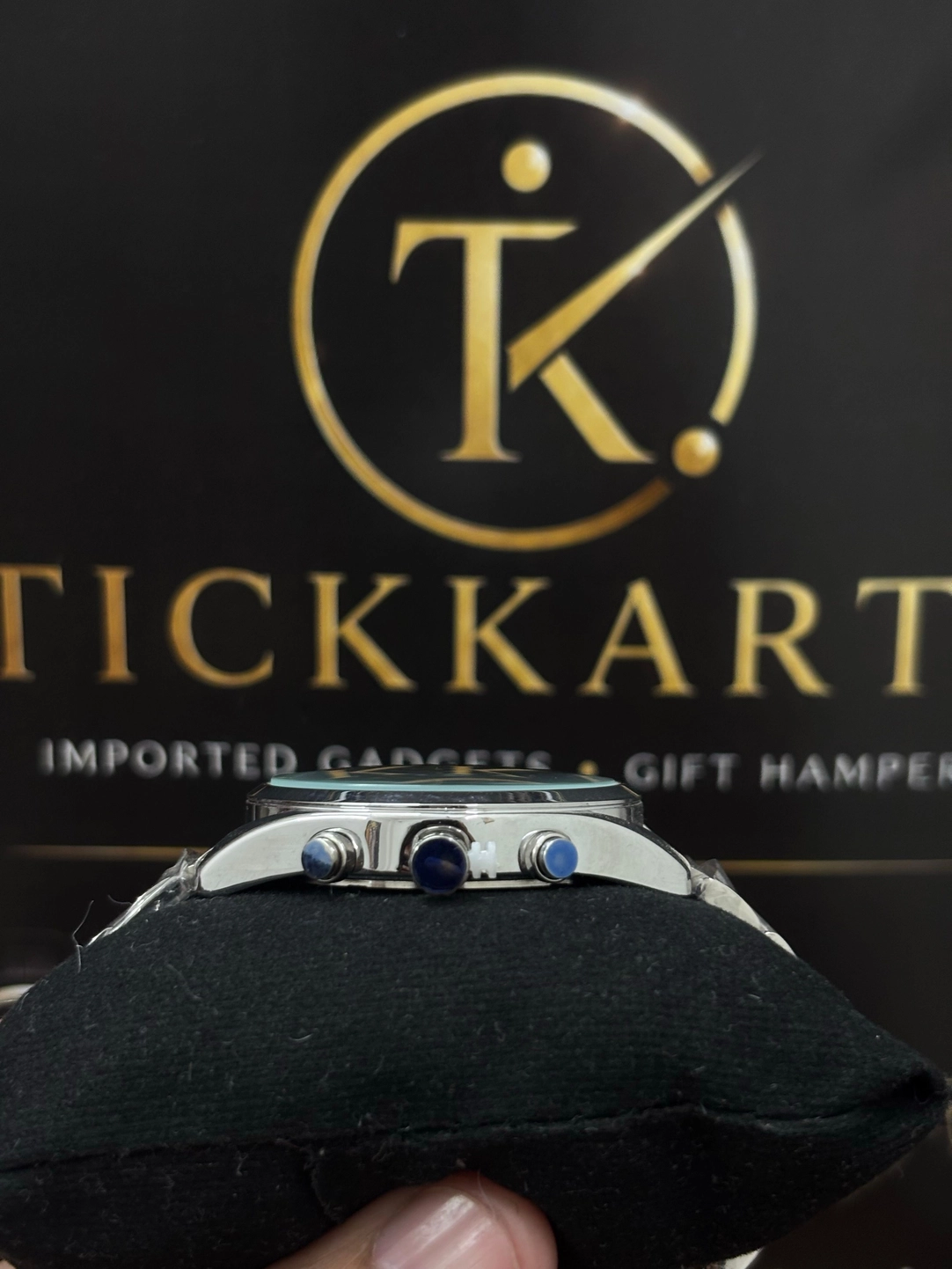Tickkart H Boss Chronograph Silver Black 2