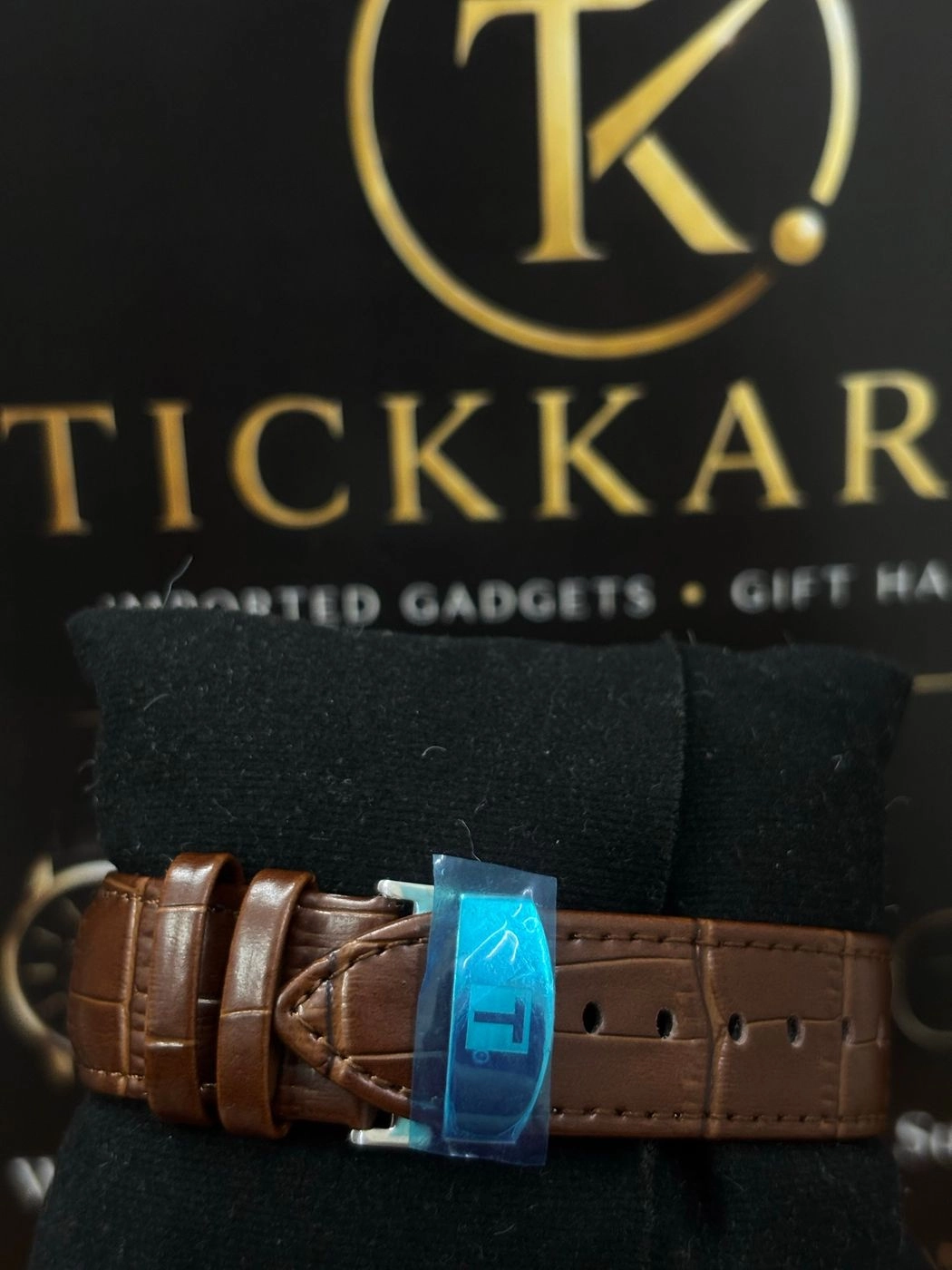 Tickkart Tis chemin brown silver Black Leather 3