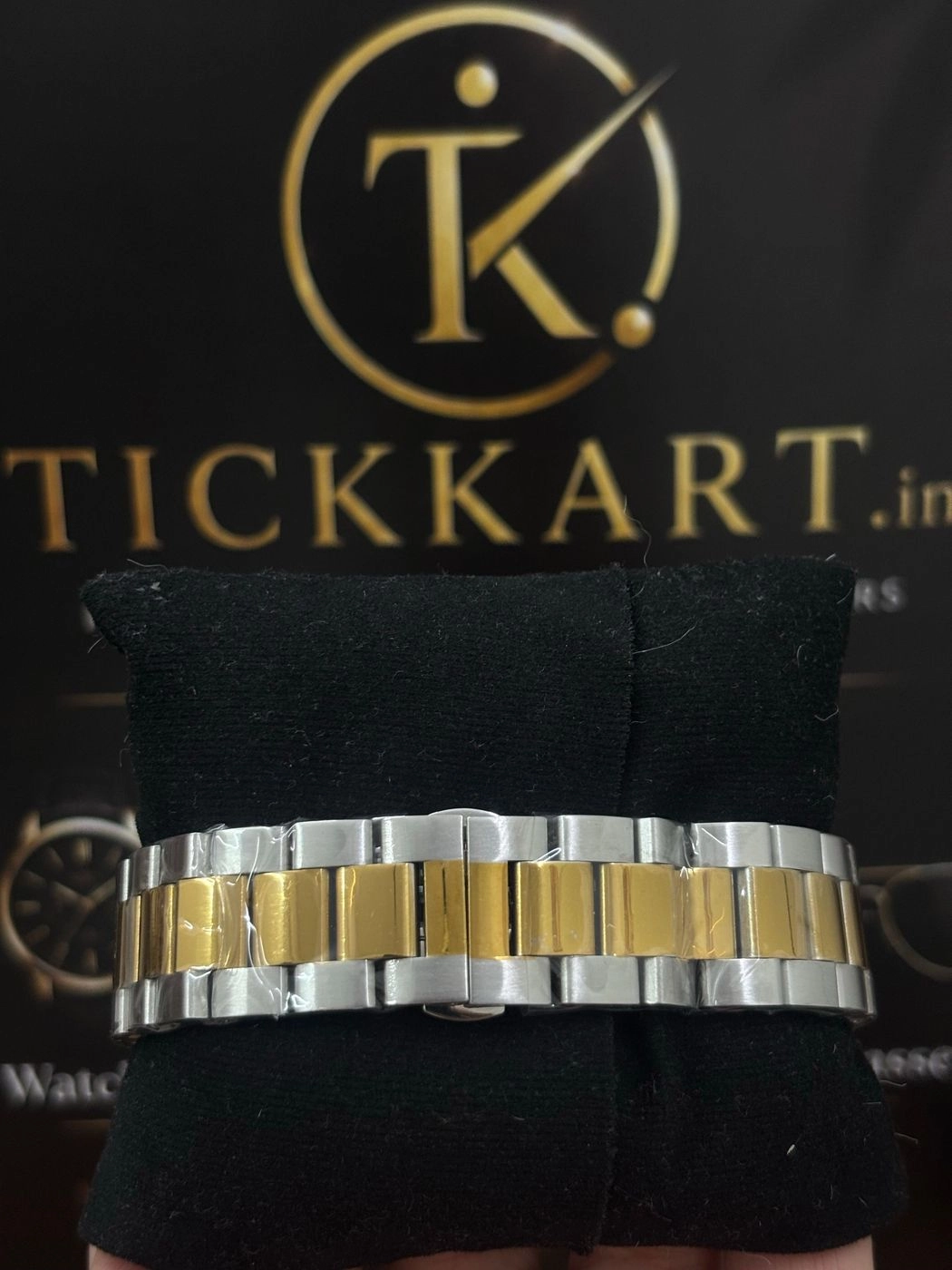 Tickkart FOS Roman Metal Dualtone Gold Black 3