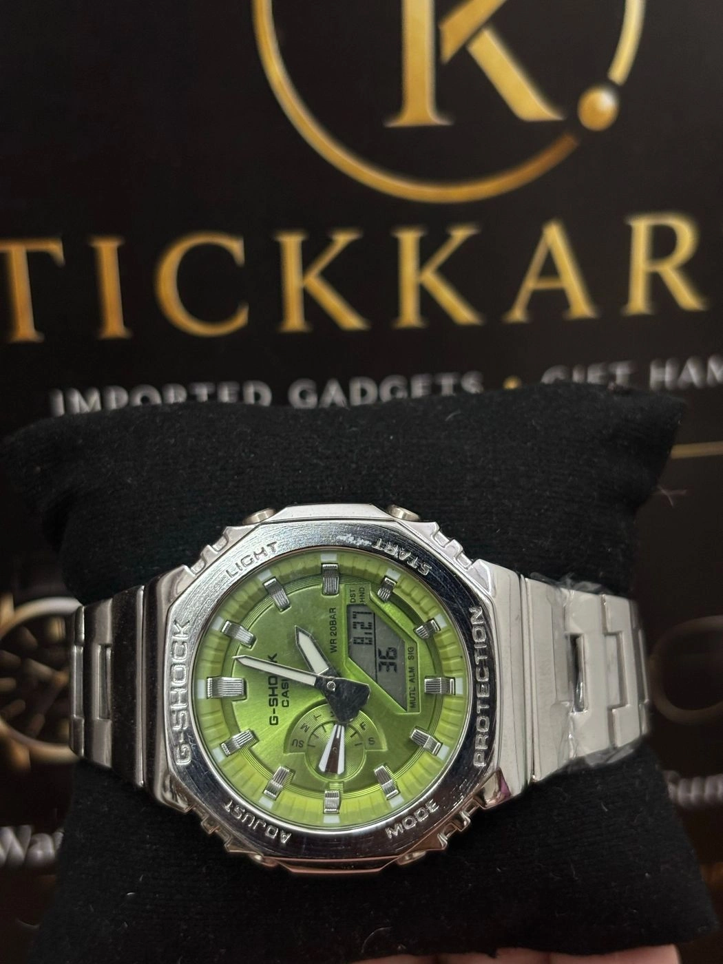 Tickkart Gshok Gm2100 Metal Green 1
