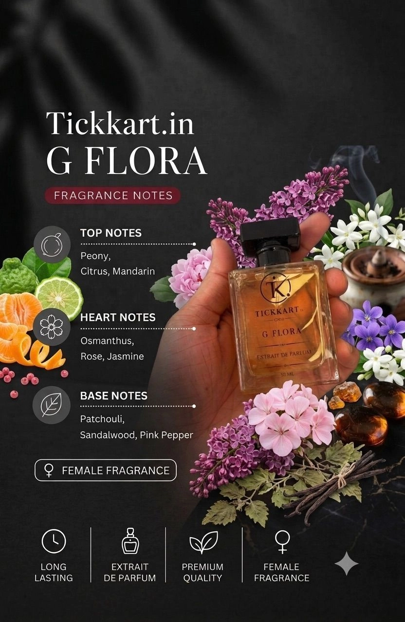 Tickkart.in G Flora (Extrait De Parfum)