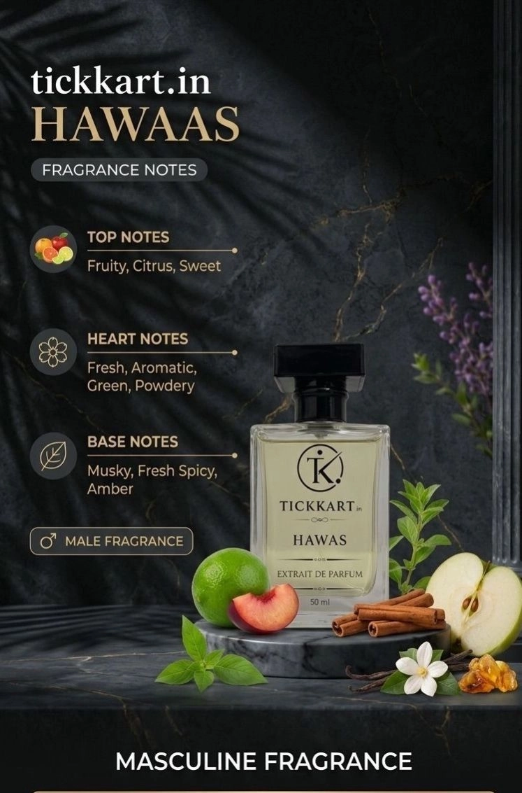 Tickkart.in Hawaas (cold lust)(Extrait De Parfum)