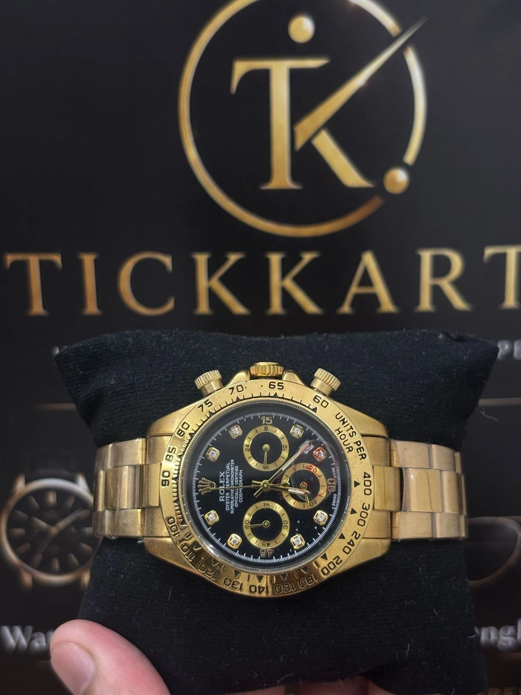 Tickkart Role_x Daytona Gold Black 1