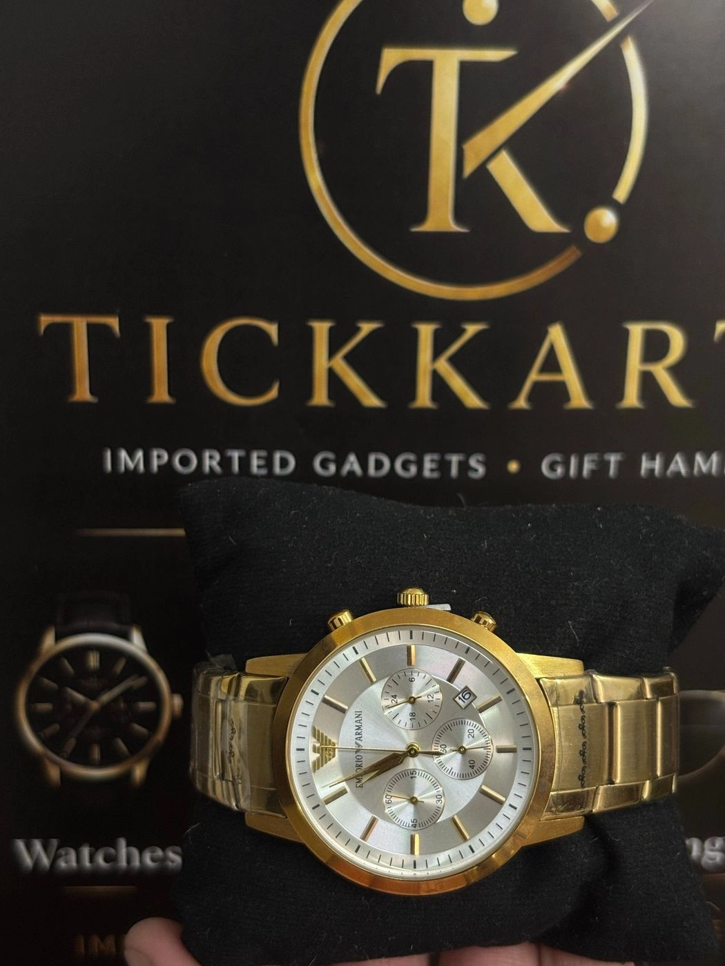 Tickkart Arman_e metal Gold White 1