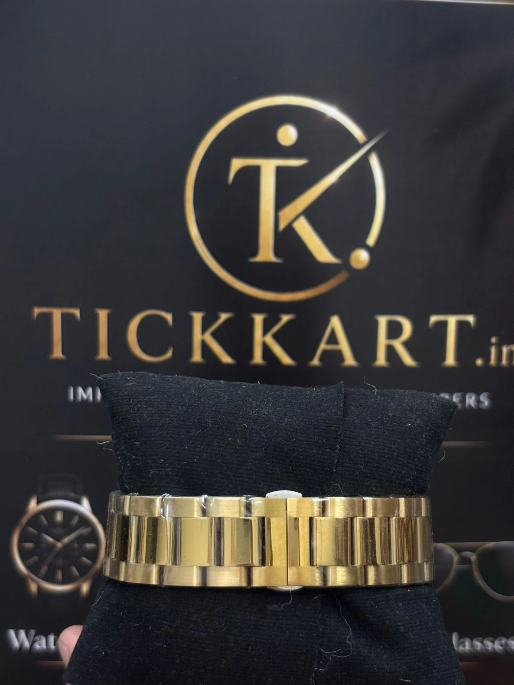 Tickkart Fos 30-60 Metal Gold Black Chronograph 3