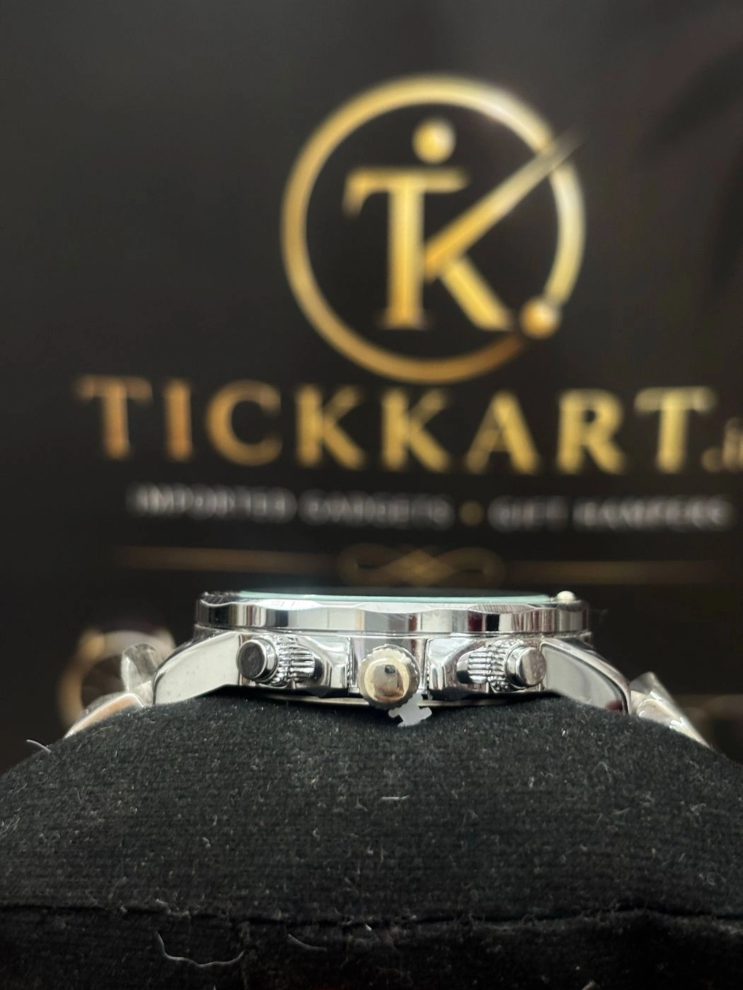 Tickkart Fos 30-60 Metal Silver Green Chronograph 2