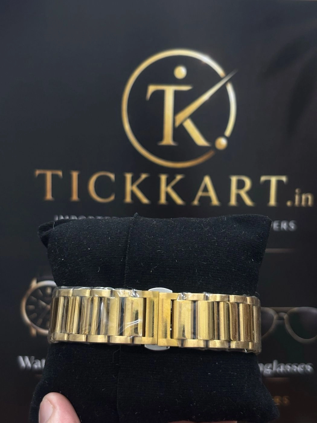 Tickkart Arman X 38mm Square Metal Full Gold 3