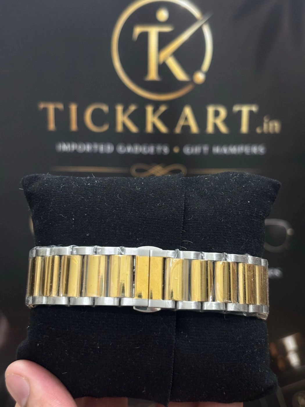 Tickkart Arman X 38mm Square Metal Dualtone Green 3