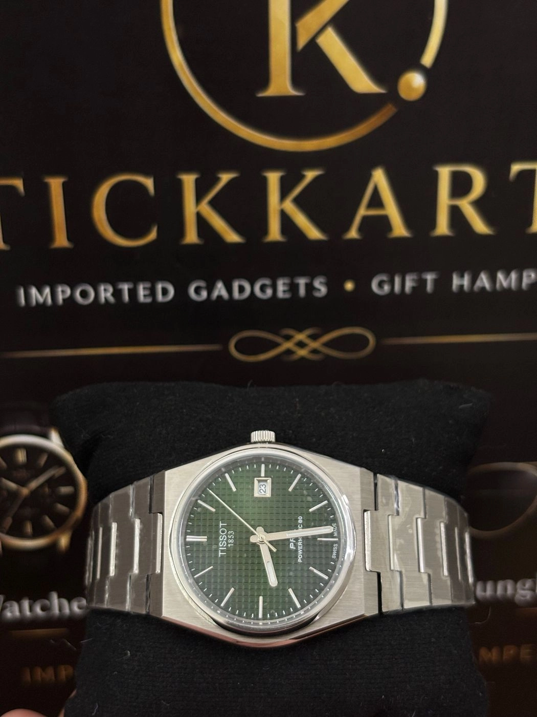 Tickkart Tisso Powermatic Master Automatic Japan Silver Green 1