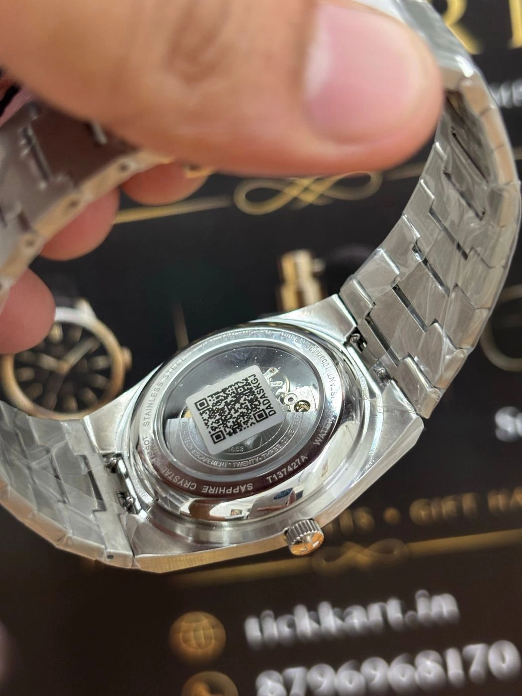 Tickkart Tisso Powermatic Master Automatic Japan Silver Green 4