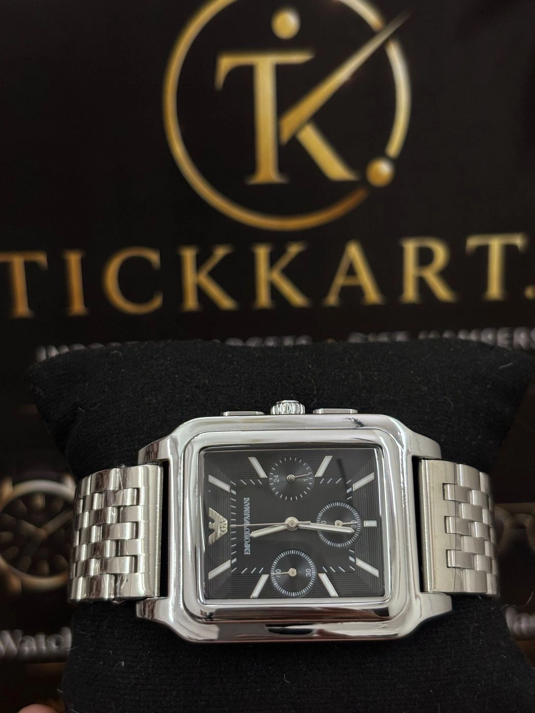 Tickkart Arman_ i Ar11751 Silver Blue rect dial 1