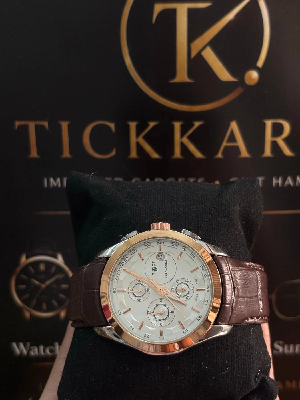Tickkart Tisso_ t Dualtone White Leather Regular 1