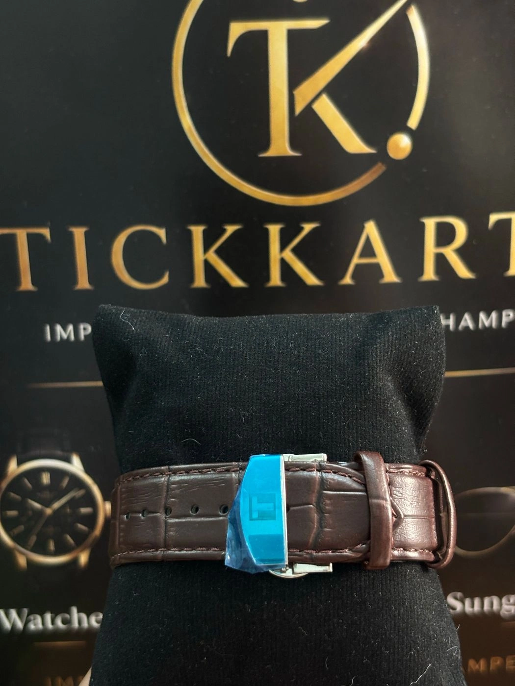 Tickkart Tisso_ t Silver black regular leather 4