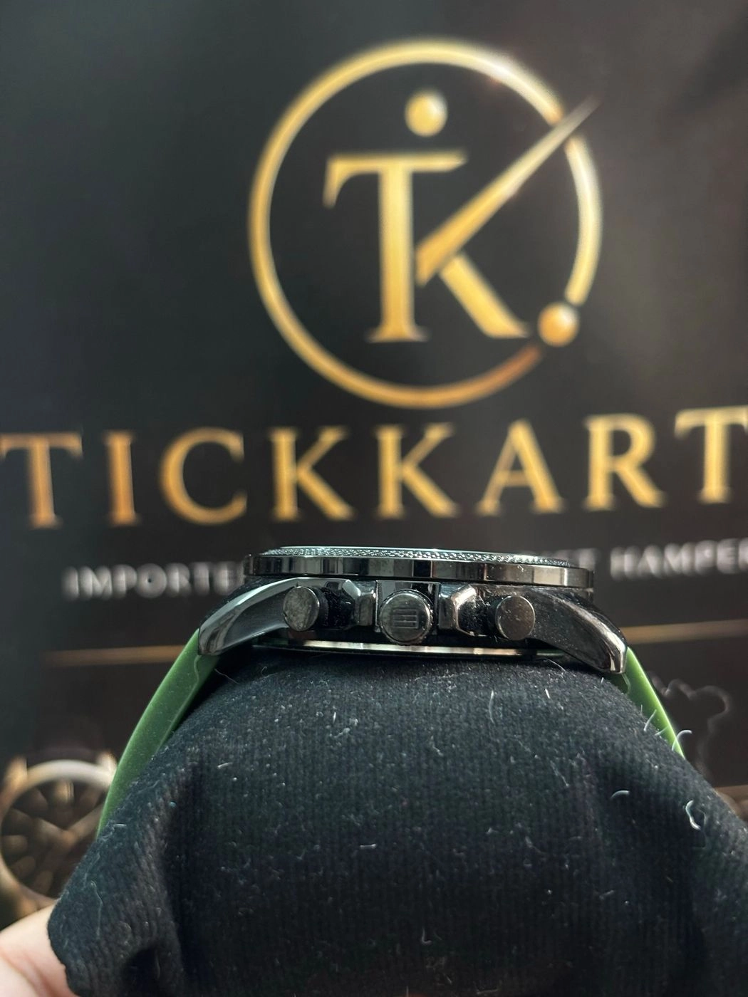 tickkart tommy silicone green black clark 2