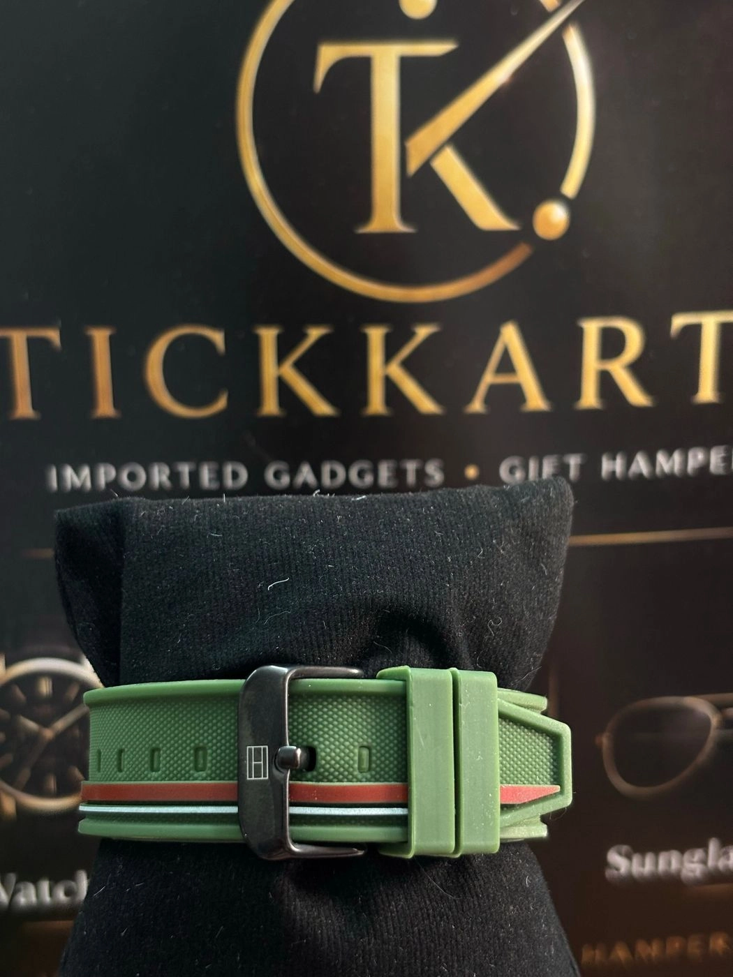 tickkart tommy silicone green black clark 3